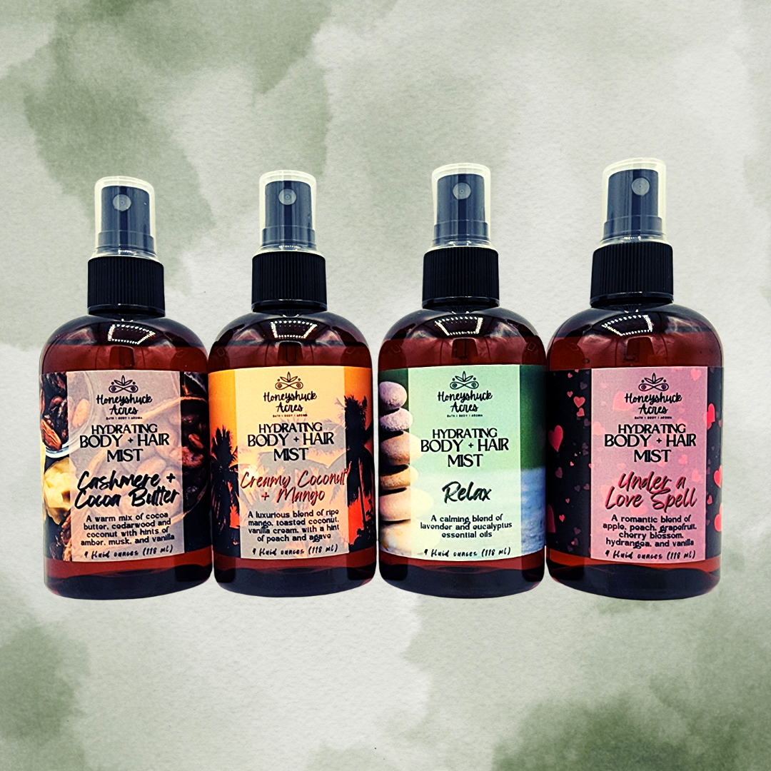 Hydrating Body + Hair Mist Spray | 4 fluid ounces