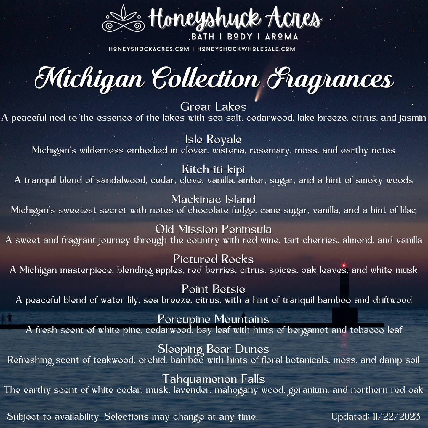 Michigan Freshie | Aroma Bead Air Fresheners