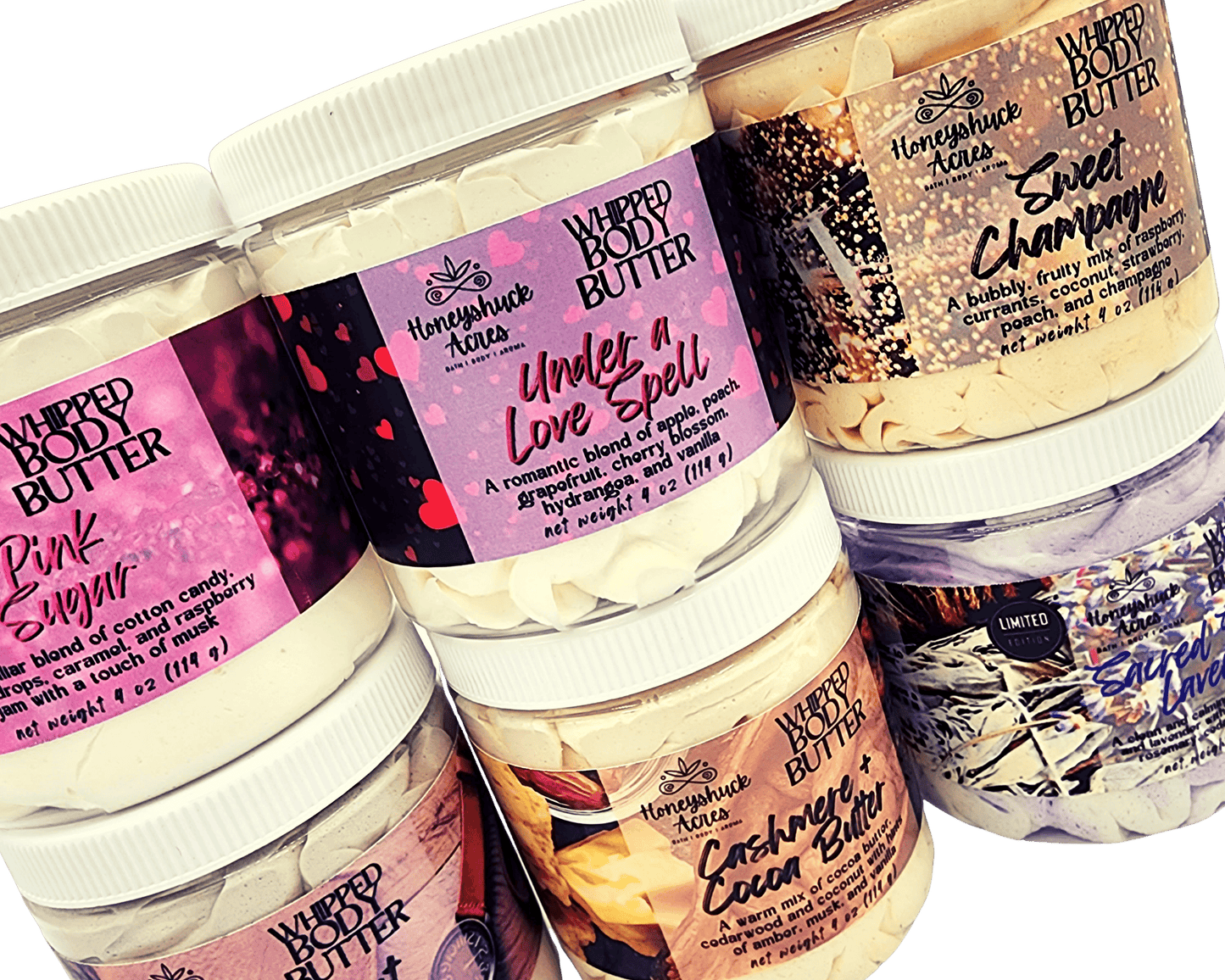 Whipped Body Butter | 8 oz Jar (Net Wt 4 oz)