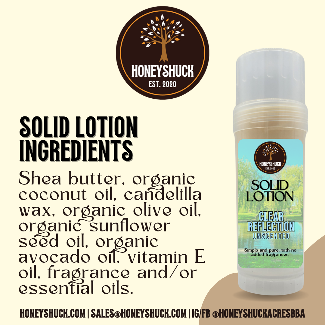 Solid Lotion Tube | Net Wt 2 oz