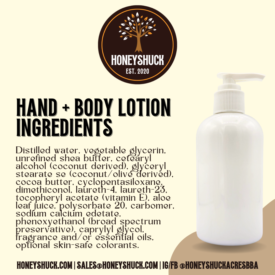 Hand + Body Lotion | Unlabeled | 8 fl oz