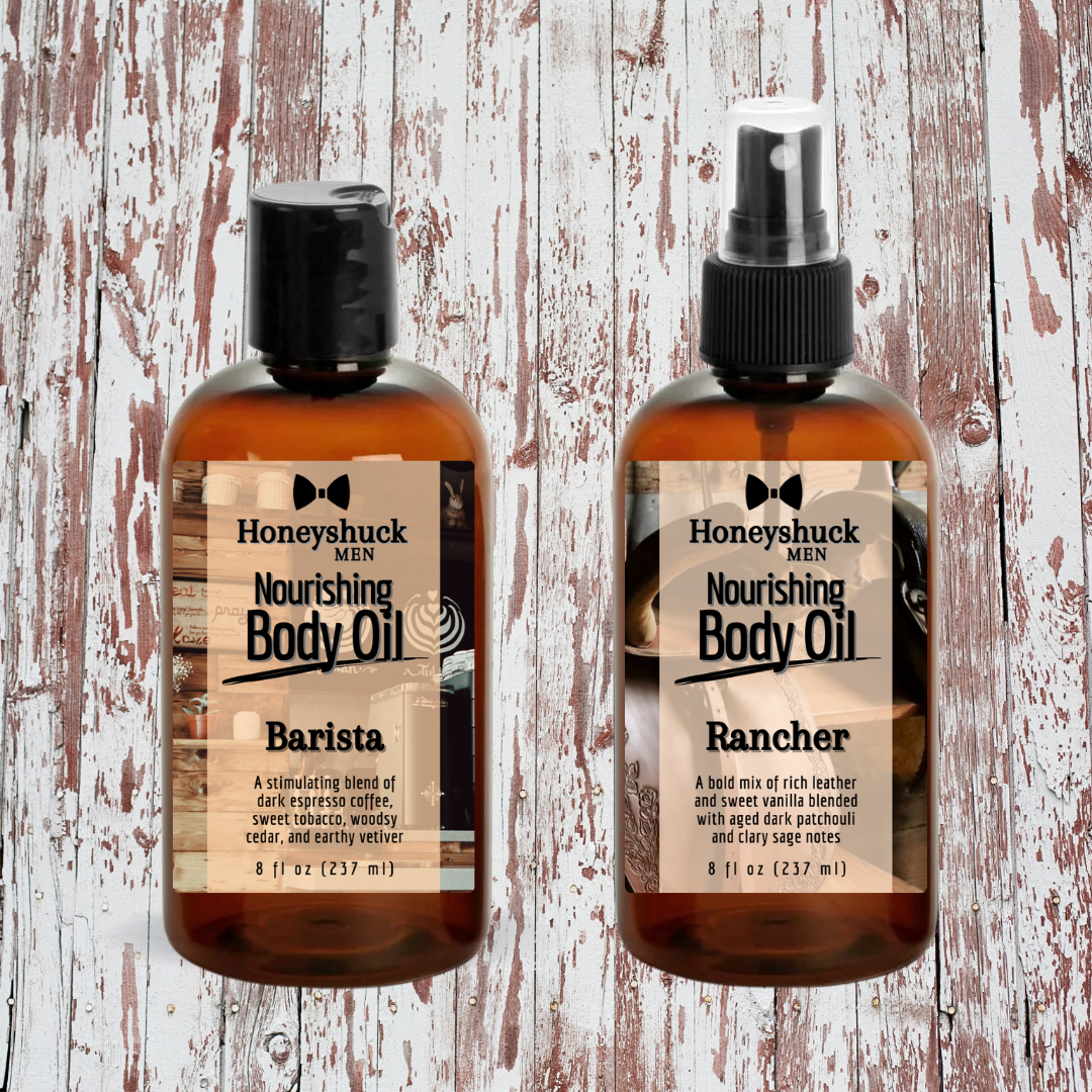 Men's Nourishing Body Oil | 8 fluid ounces