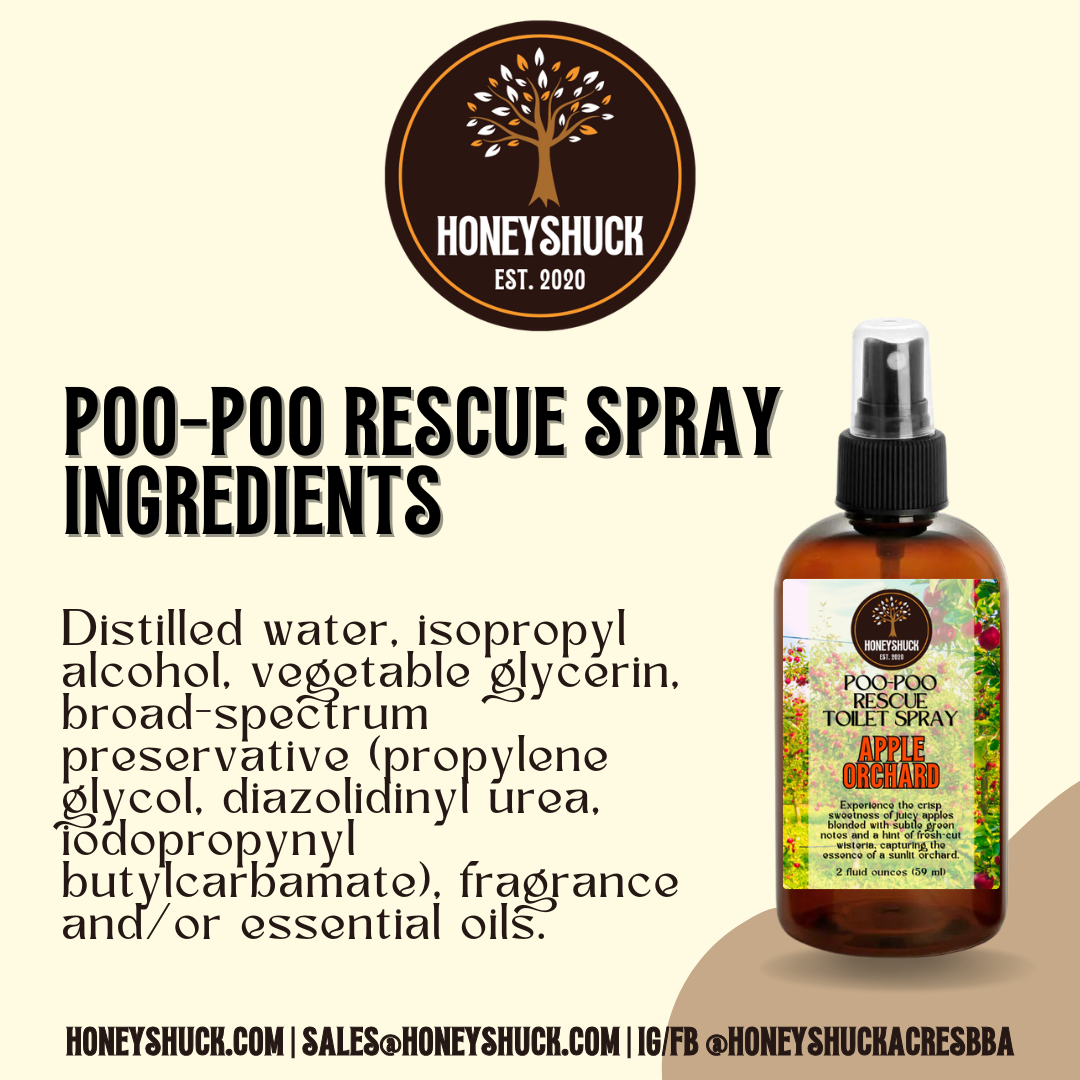 [BULK] Toilet Freshening Spray | 5 Gallon | Poo-Poo Rescue