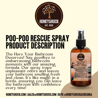 [BULK] Toilet Freshening Spray | 5 Gallon | Poo-Poo Rescue