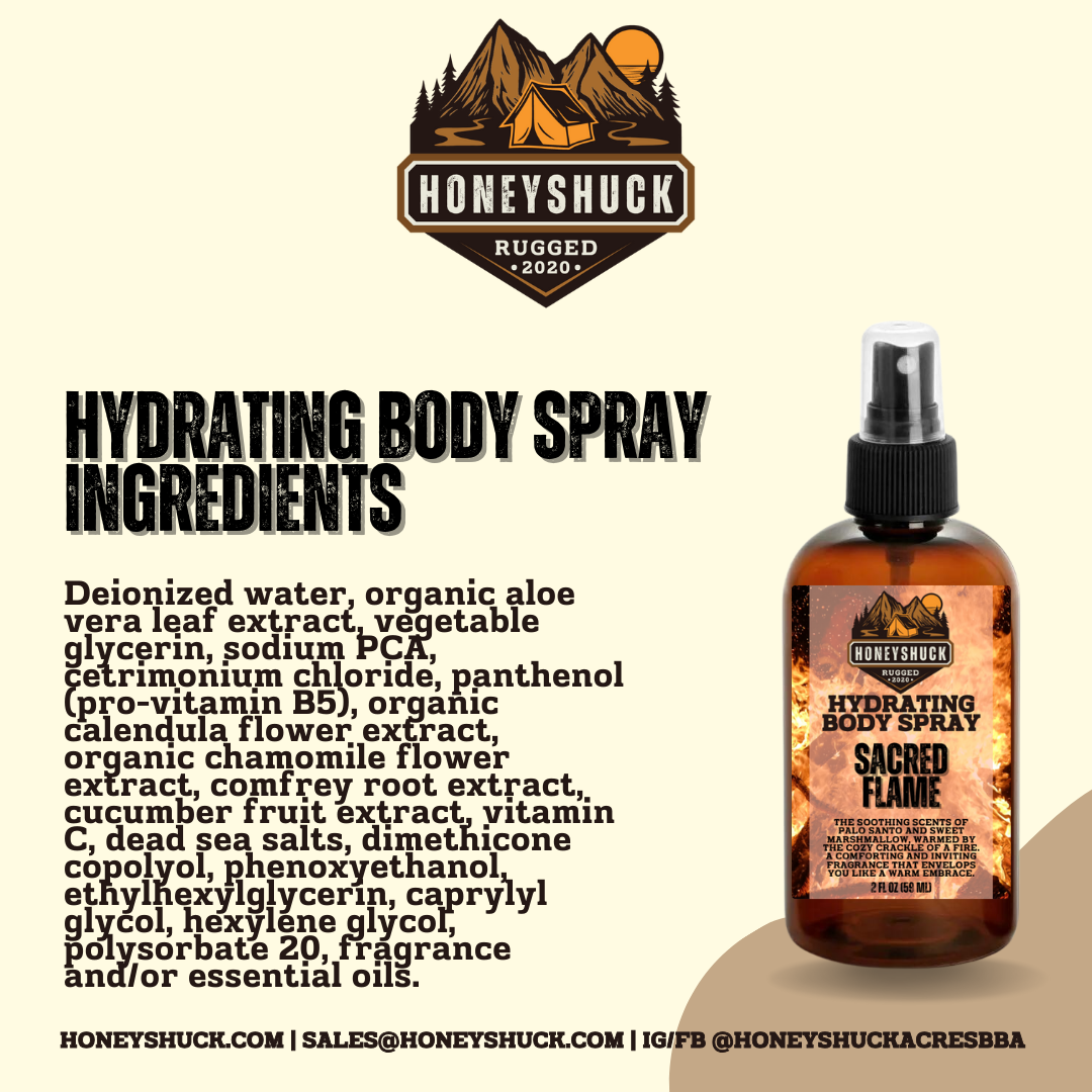 Rugged Body Spray | Hydrating | 2 fl oz