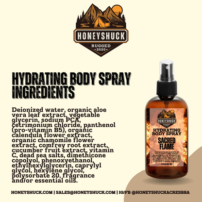 Rugged Body Spray | Hydrating | 2 fl oz