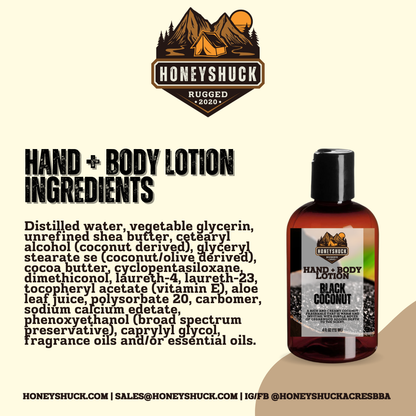 Rugged Hand + Body Lotion | 4 fl oz