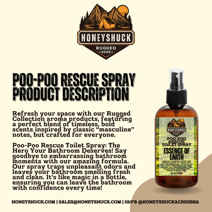 Rugged Poo-Poo Rescue Spray | 4 fl oz