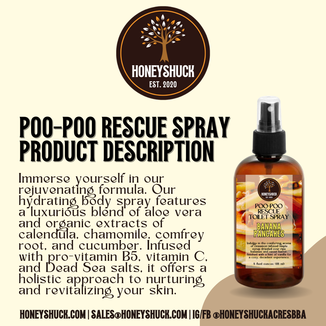 Poo-Poo Rescue Toilet Spray | 8 fl oz | Choice of Scent