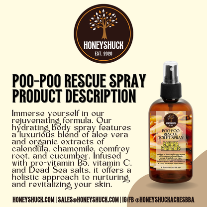 Poo-Poo Rescue Toilet Spray | 8 fl oz | Choice of Scent