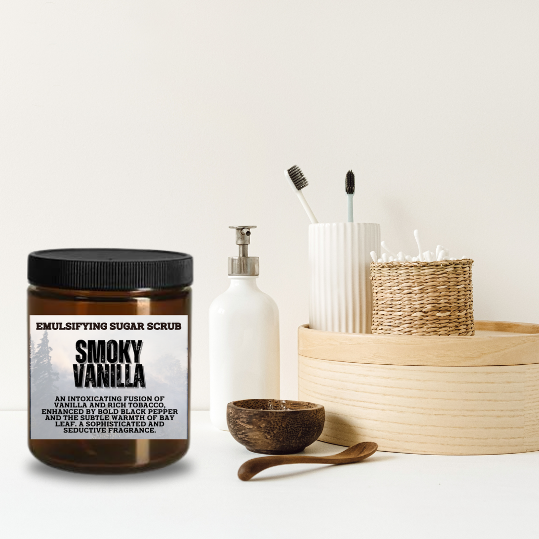 Rugged Sugar Body Scrub | 8 oz Jar | Net Wt 10 oz