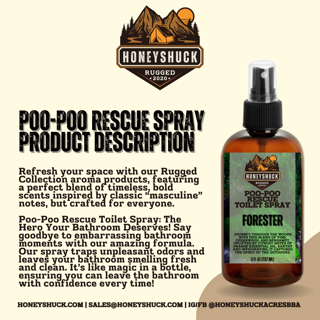 Rugged Poo-Poo Rescue Spray | 8 fl oz