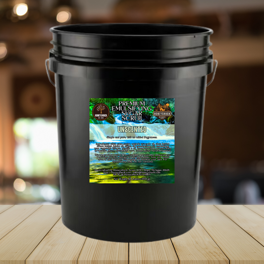 [BULK] Sugar Body Scrub | Emulsified | 5 Gallons | Premium Recipe | Net Wt 600 oz