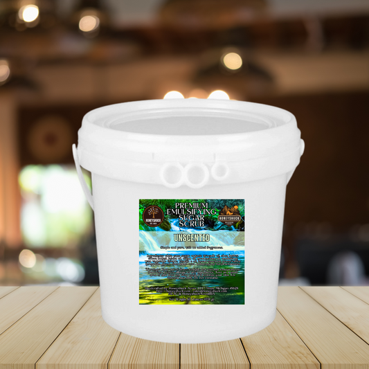 [BULK] Sugar Body Scrub | Emulsified | 1/2 Gallon | Premium Recipe | Net Wt 60 oz