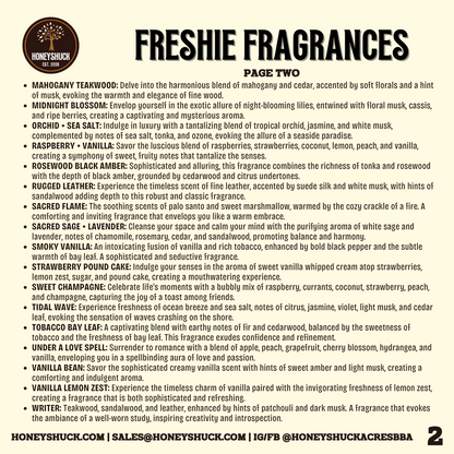 Michigan Freshie | Aroma Bead Air Fresheners | Upper Lower Peninsula