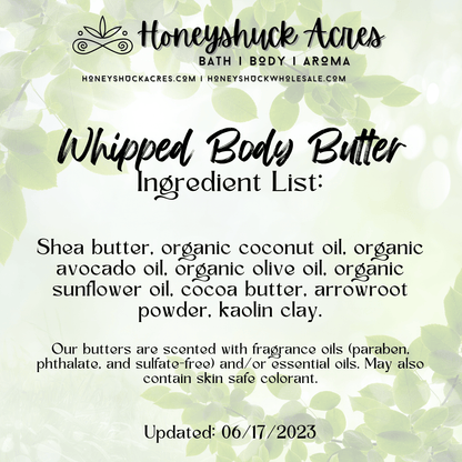 *Sample: Whipped Body Butter Cups | No cart minimum required