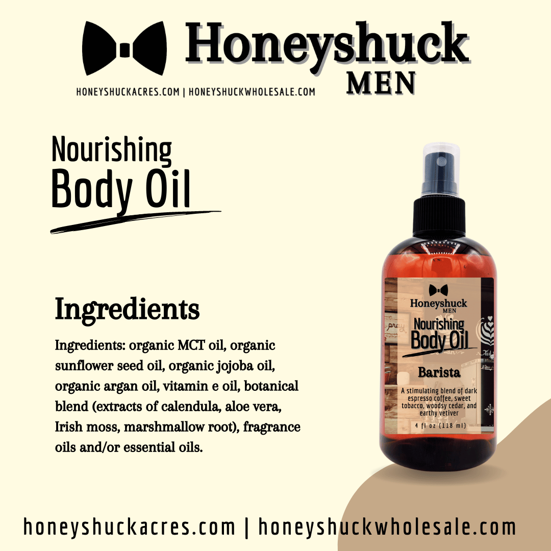 Men's Nourishing Body Oil | 4 fluid ounces