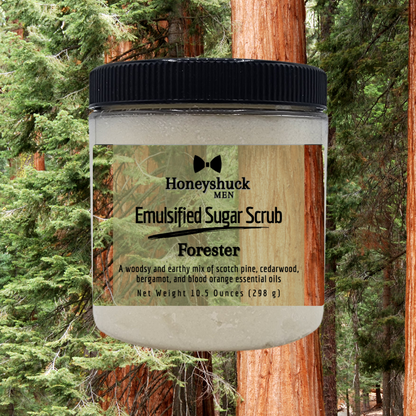 Men's Sugar Body Scrub | Forester | Emulsified | Choice of Size