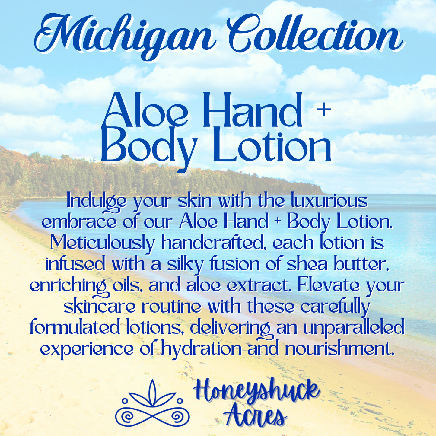 Michigan Inspired Hand + Body Lotion | Choice of Scent + Size