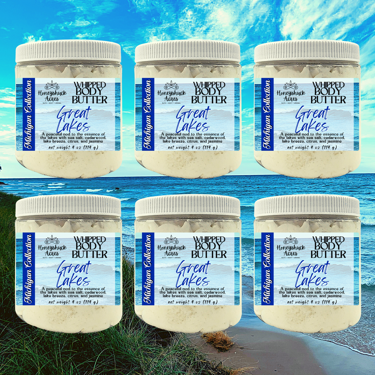 Michigan Inspired Whipped Body Butter | Choice of Scent + Size