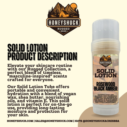 Rugged Solid Lotion Tube | Net Wt 2 oz