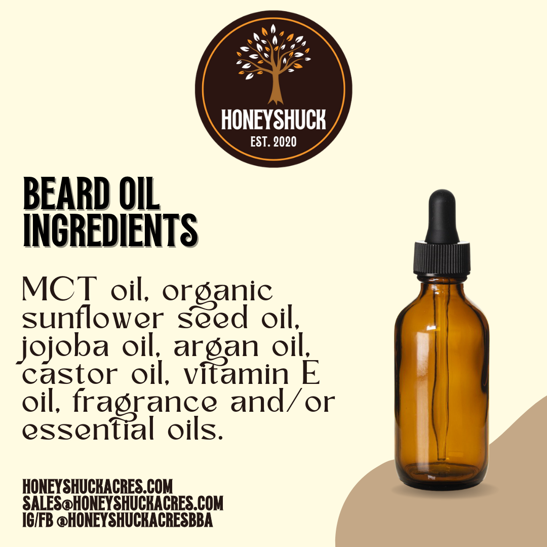 Beard Oil | Unlabeled | 2 fl oz