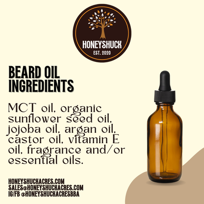 Beard Oil | Unlabeled | 2 fl oz