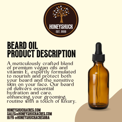 Beard Oil | Unlabeled | 2 fl oz