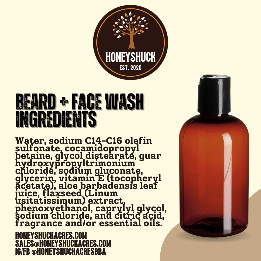 Beard Wash | Unlabeled | 4 fl oz