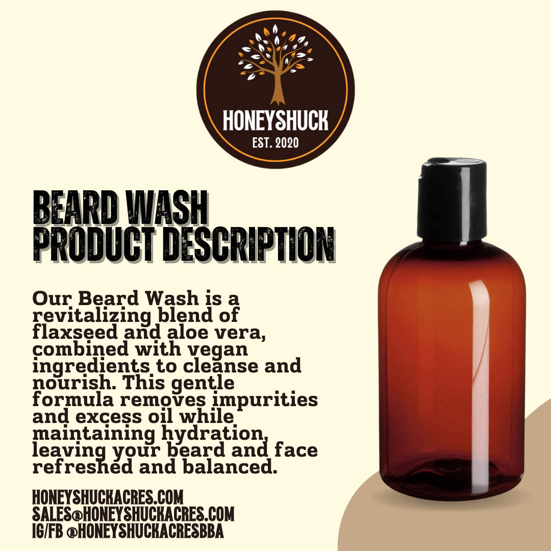Beard Wash | Unlabeled | 4 fl oz
