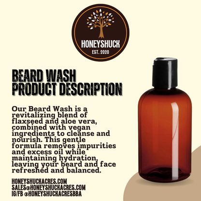 Beard Wash | Unlabeled | 4 fl oz