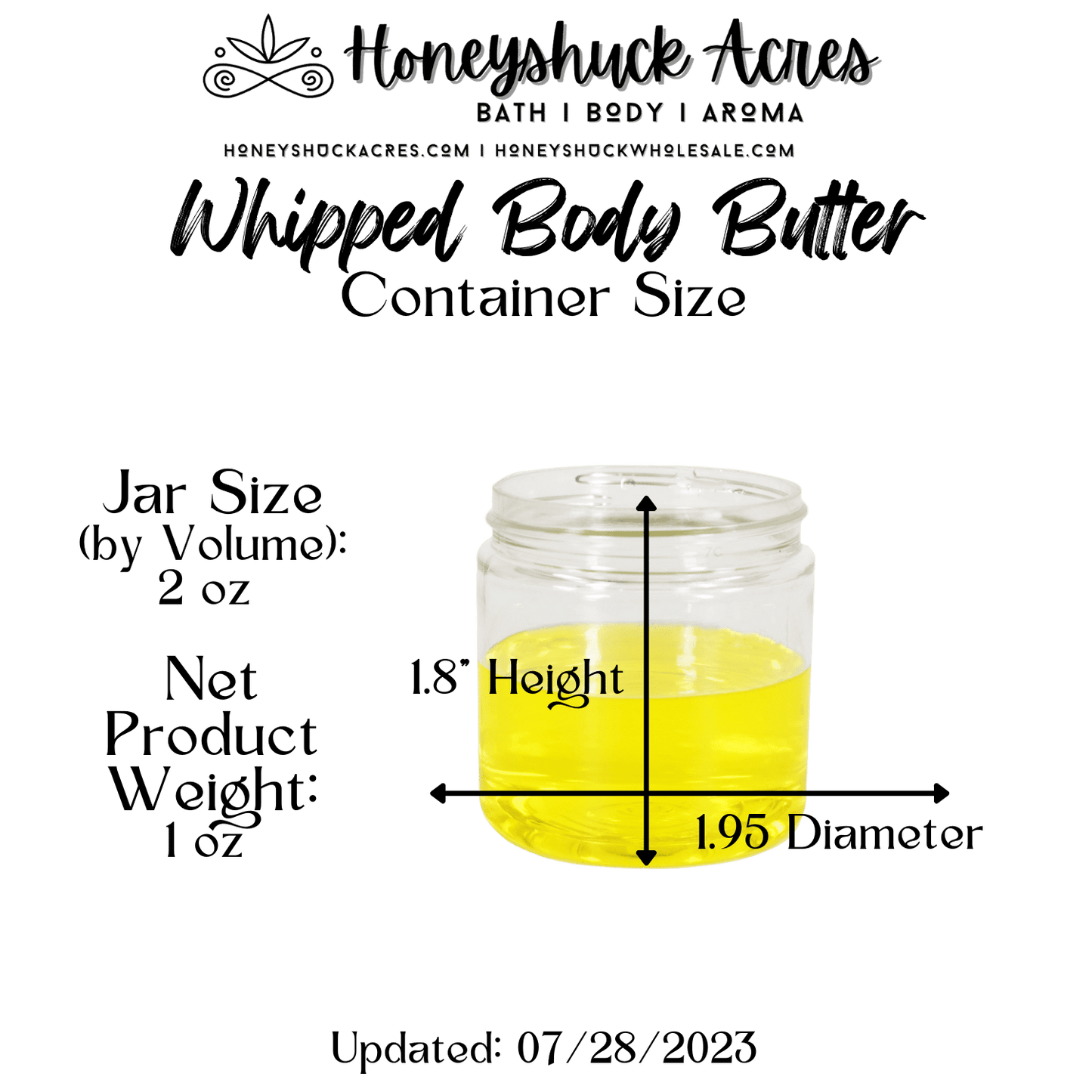 Men's Whipped Body Butter | 2 oz Jar (Net Wt 1 oz)