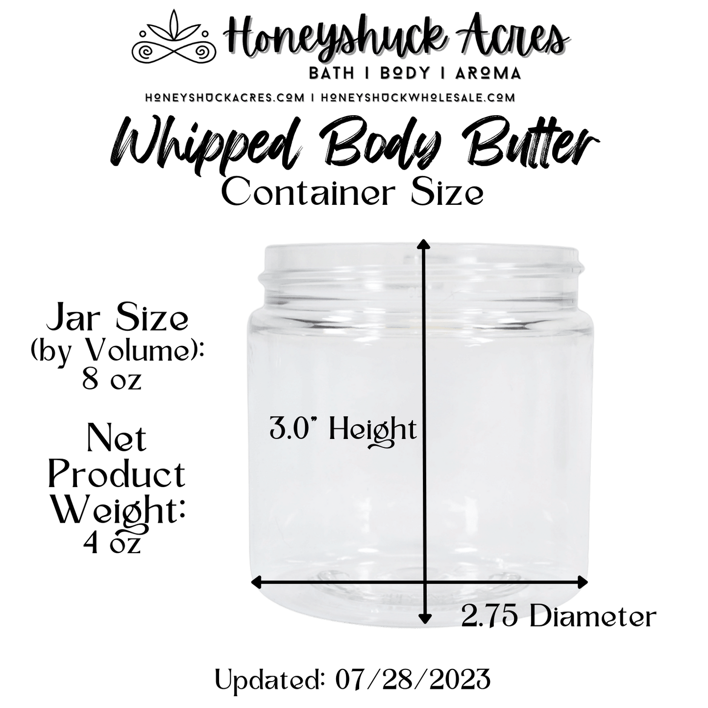 Men's Whipped Body Butter | 8 oz Jar (Net Wt 4 oz)